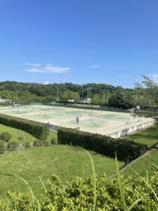 吉川総合公園、テニスコート